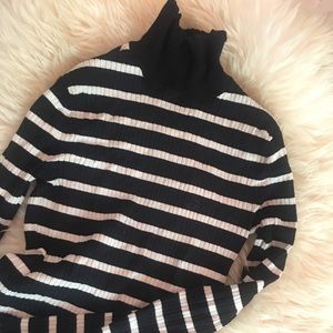 Zara striped turtle neck